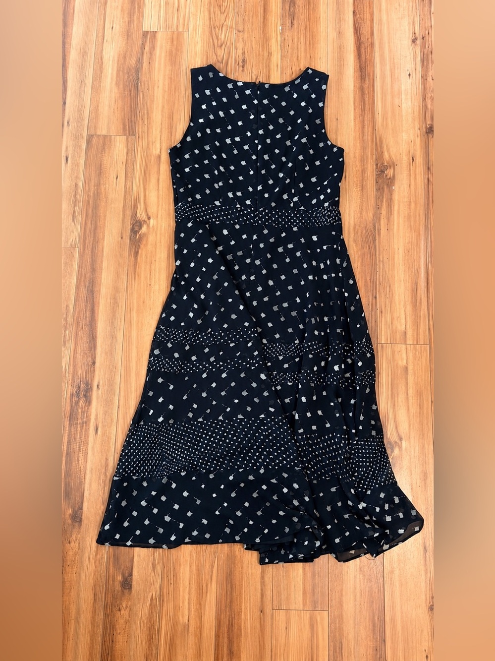 Taylor Black Maxi Dress with Beige Geometric Print